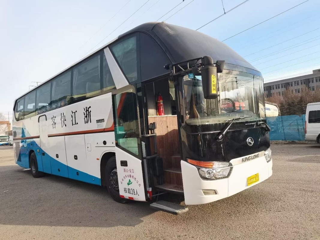 Second Hand Used Bus Kinglong Coach 39 Seats XMQ6129 Luxury Group Passenger Transportation A/C