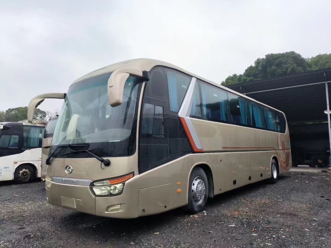Buses Coach 55 Seater Kinglong Champagne Color 53 Seats XMQ6129 Euro 3 Emission LHD＆RHD