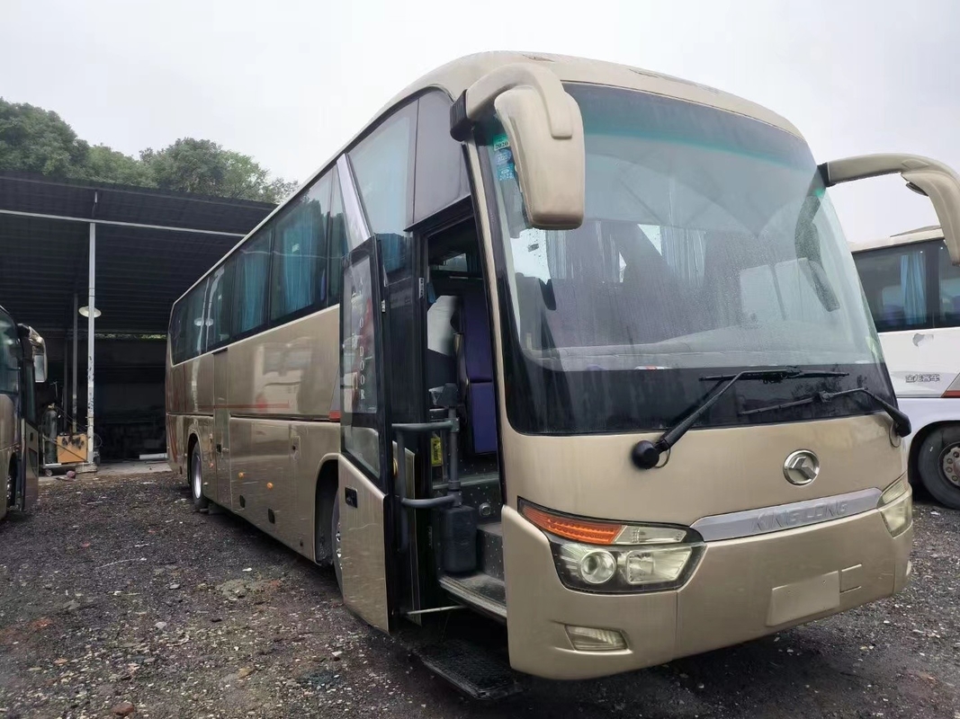 Buses Coach 55 Seater Kinglong Champagne Color 53 Seats XMQ6129 Euro 3 Emission LHD＆RHD
