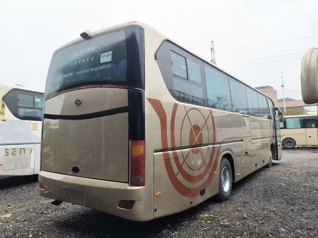 Buses Coach 55 Seater Kinglong Champagne Color 53 Seats XMQ6129 Euro 3 Emission LHD＆RHD