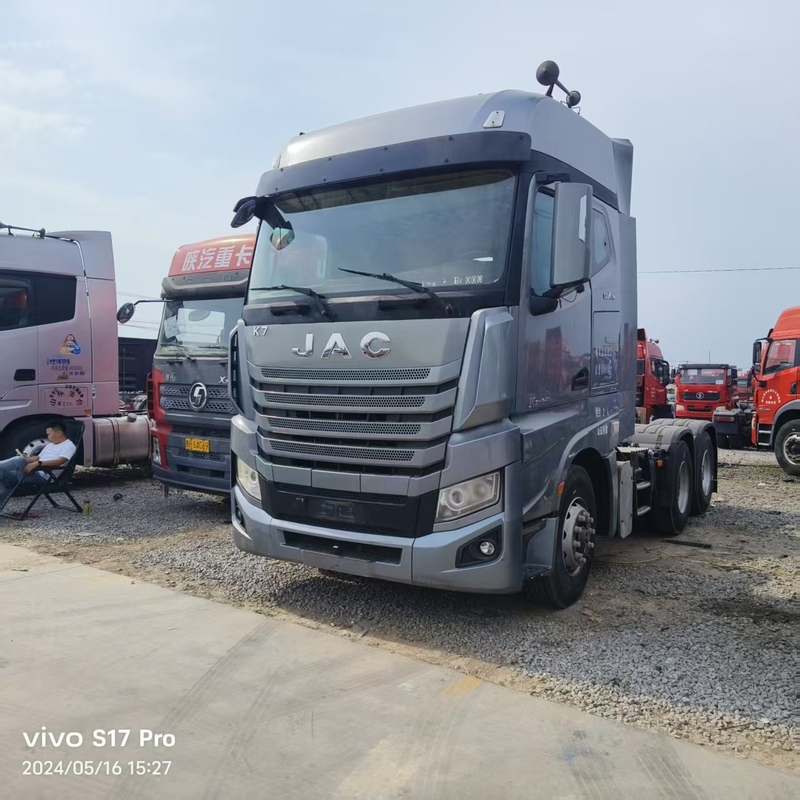 Wholesale Used Tractor Head Truck JAC 2nd Hand Semi Trucks 540hp High Roof Cabin Logistics Transportation