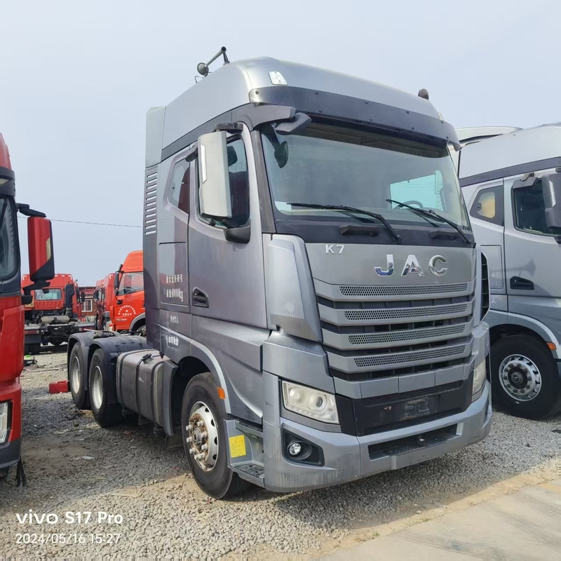 Wholesale Used Tractor Head Truck JAC 2nd Hand Semi Trucks 540hp High Roof Cabin Logistics Transportation