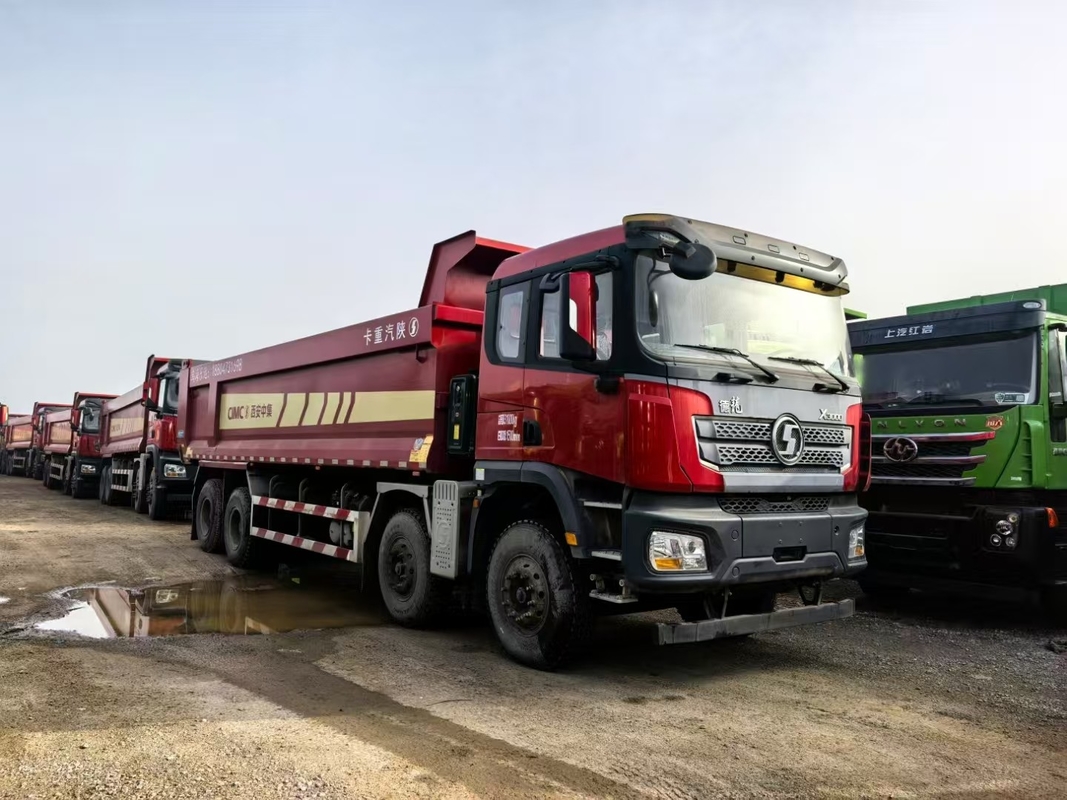 Used Dumper Truck For Mines Shacman Weichai 430hp Front Lifting 8*4 Drive Mode 12 Tyre Lhd 50tons Loading