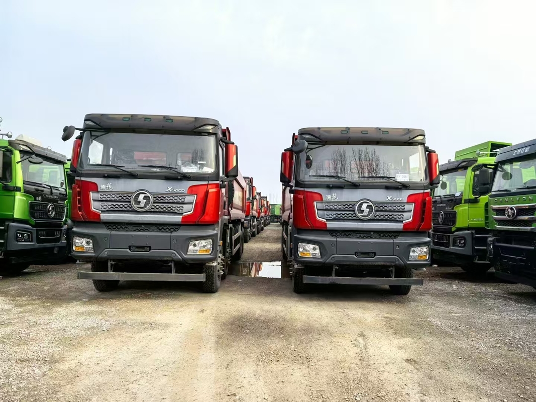 Used Dumper Truck For Mines Shacman Weichai 430hp Front Lifting 8*4 Drive Mode 12 Tyre Lhd 50tons Loading