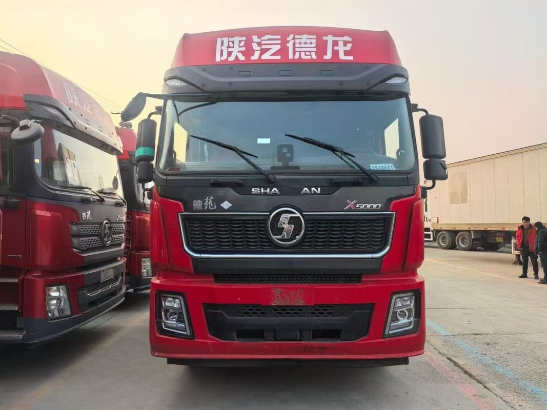 Used Automatic Natrual Gas Tractor Truck X5000 With 10 Wheels Weichai Engine CNG 460hp 2023 Heavy Transport