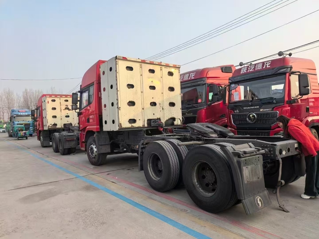 Used Automatic Natrual Gas Tractor Truck X5000 With 10 Wheels Weichai Engine CNG 460hp 2023 Heavy Transport