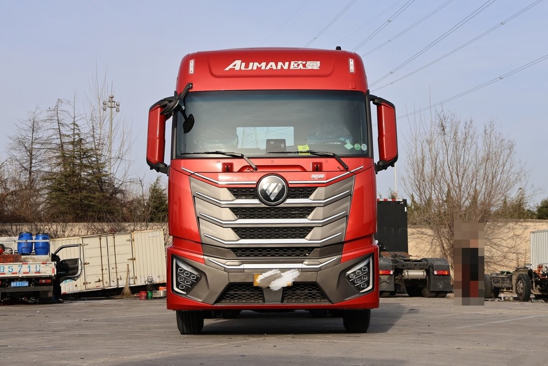 Used Foton Auman 6X4 Tractor Truck Head GTL6 10 Tires For Long Distance Transport LNG Engine 530hp