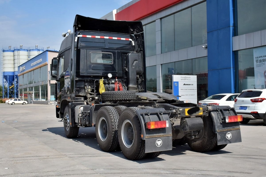 Used Tractor Head Euro IV Diesel Engine  Foton Auman 430hp 6*4 Drive Mode 10 Tyres Running Bad Road