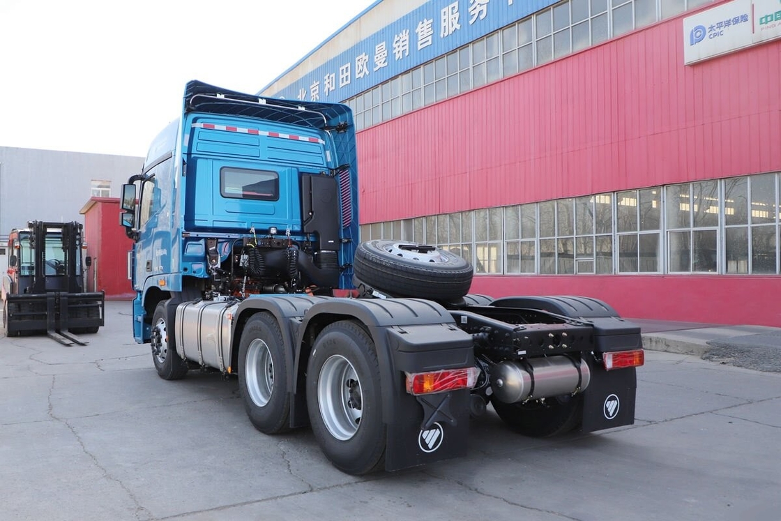 Used Auto-Manual Transmission Tractor Head Foton Auman 440hp Cummins Engine Durable In Harsh Environments