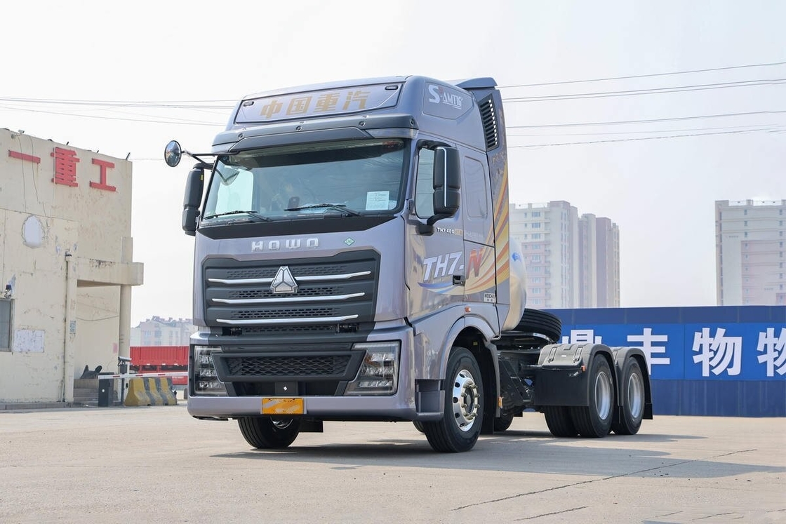 Used Tractor Truck Horse For Sale Sinotruk Howo Th7-N 6*4 Drive Mode  480hp Gas Fuel Type Head