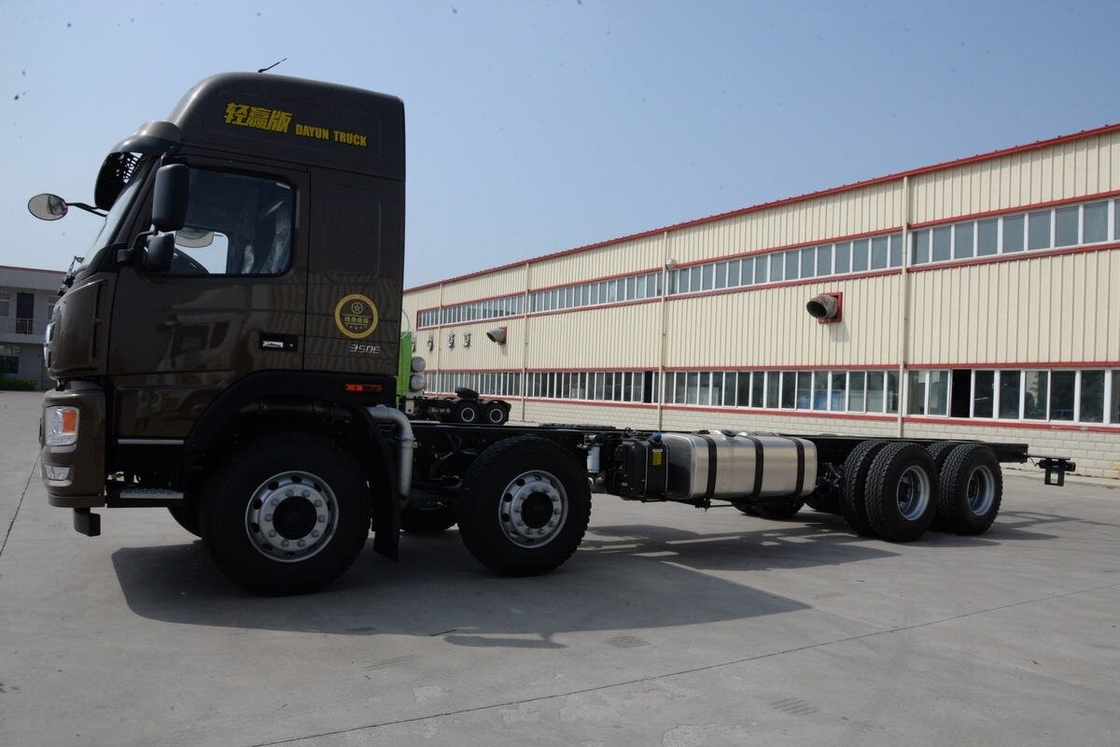 Used Heavy Duty Cargo Trucks Chassis For Sale Dayun N8e 8×4 Drive Mode 350hp Second Hand Cargo Trucks