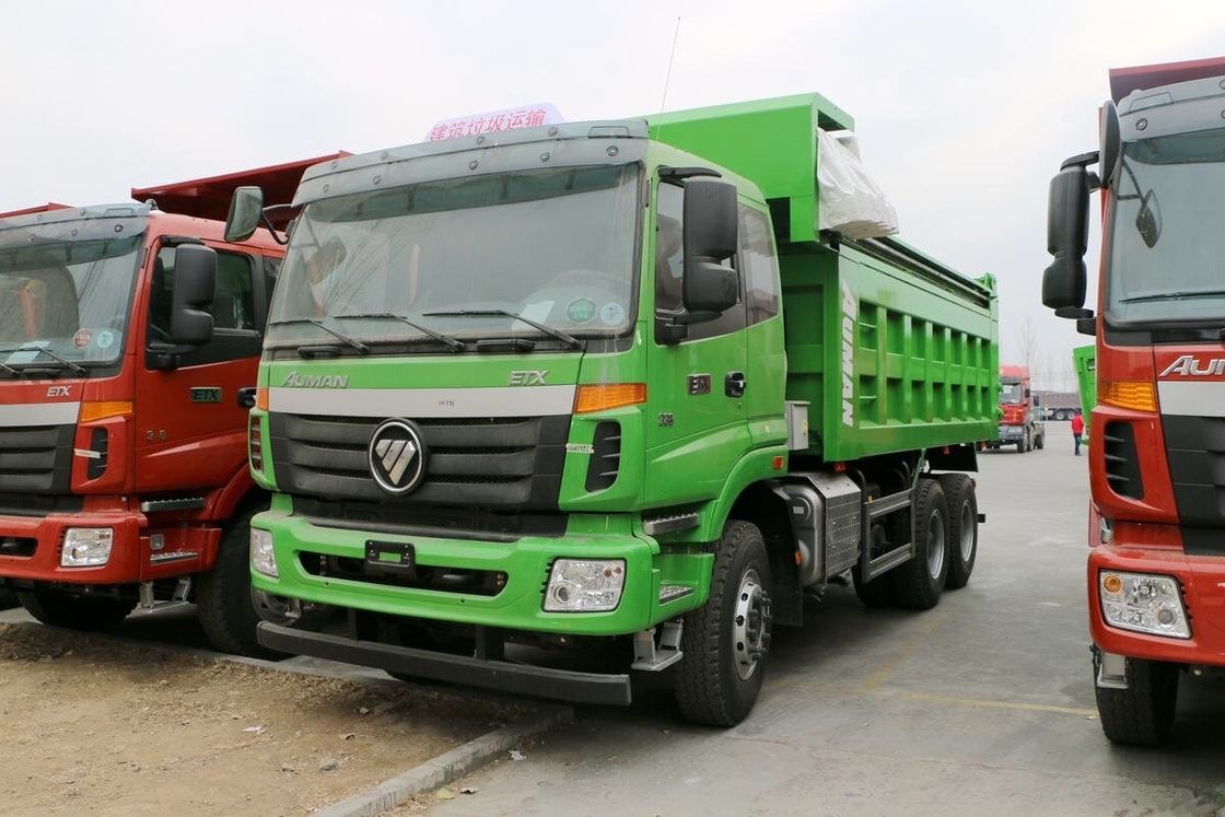 Second Hand Heavy-Duty Dump Truck Foton Ouman ETX 336hp 6*4 Drive Mode Cheap Dump Truck Export To Africa