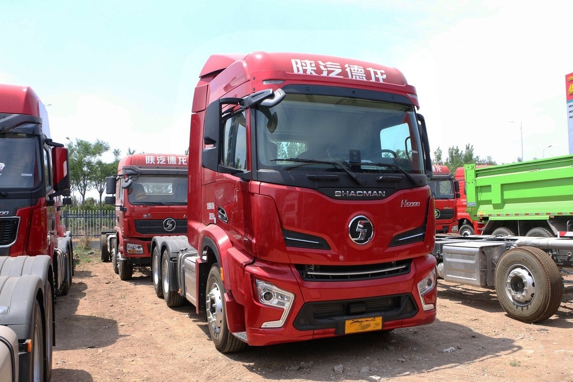 Used Tractor Truck Head For Sale Shacman H6000 6*4 Drive Mode  480hp  Best Chinese Tractor Truck Brands