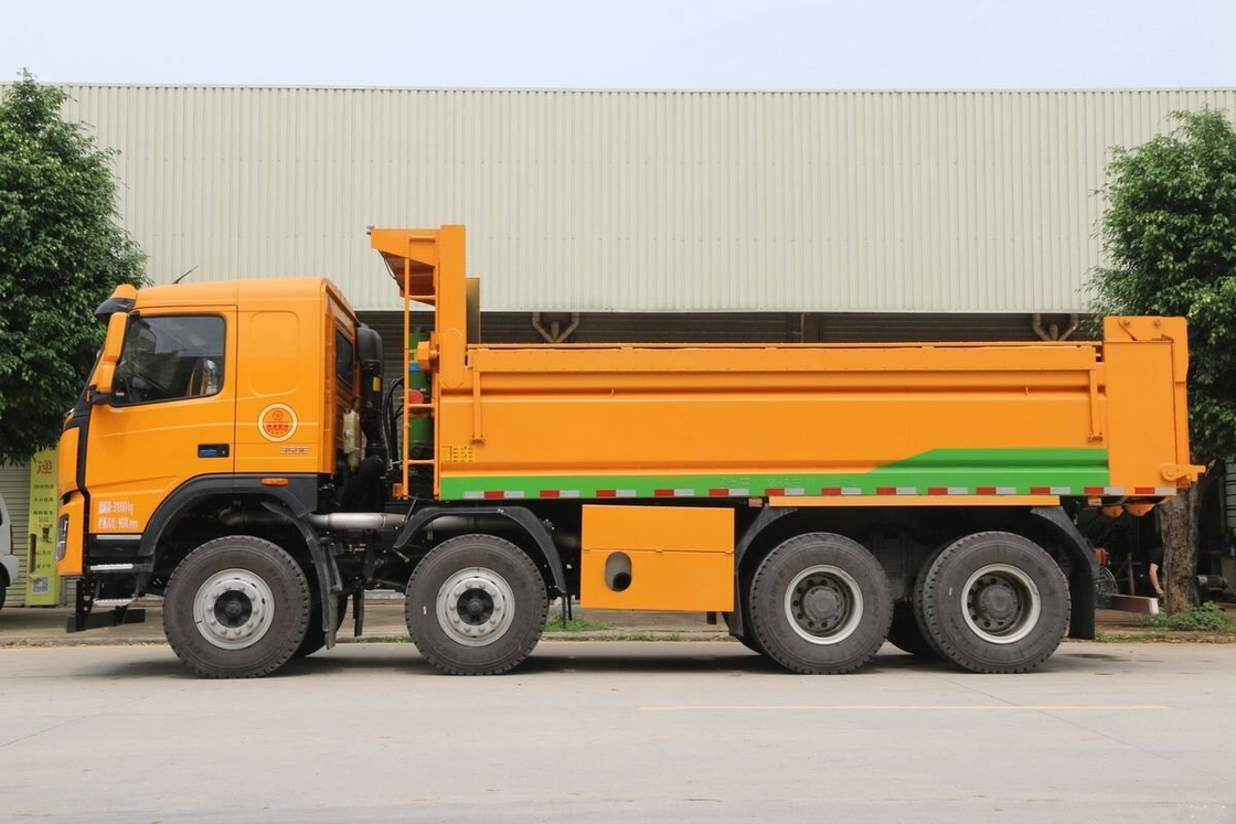 Second Hand Dump Truck In Africa DAYUN N8V 8*4 Drive Mode 350hp  Used Construction Dump Truck With Low Mileage