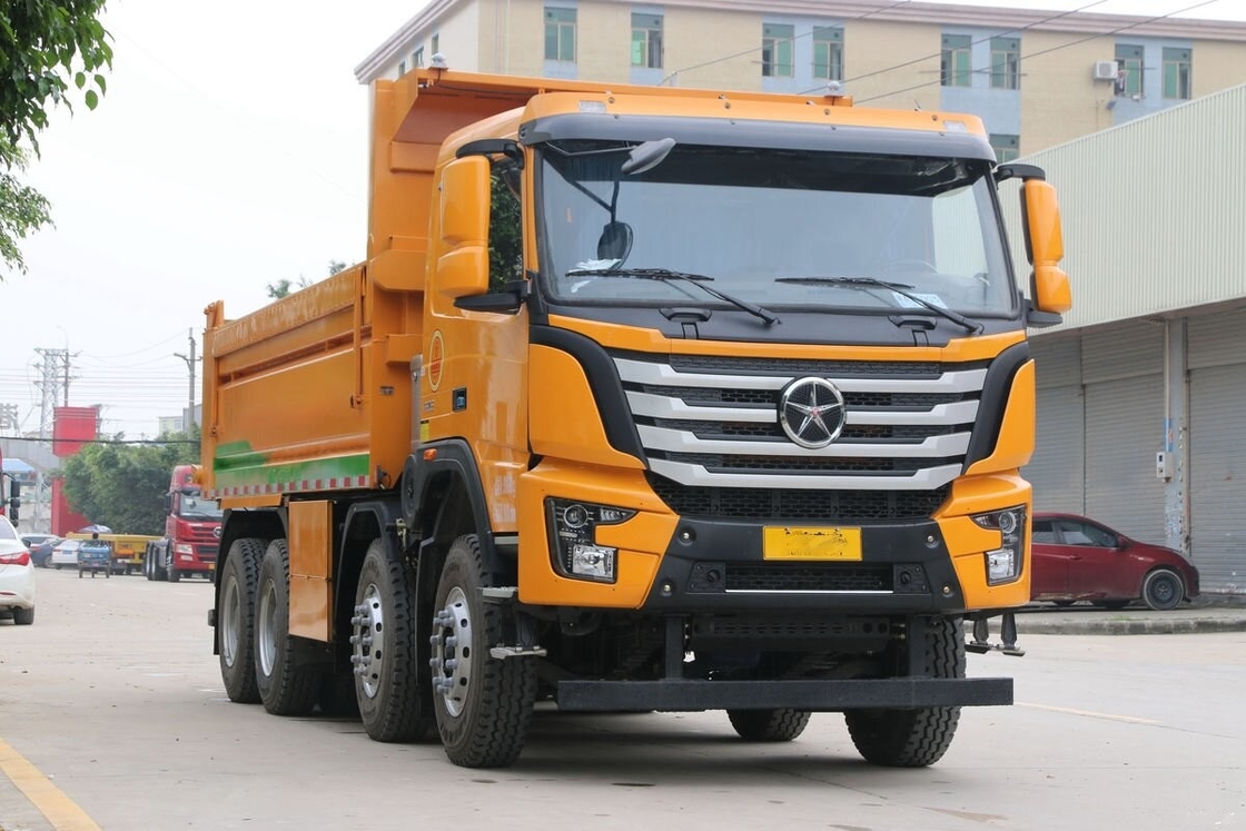 Second Hand Dump Truck In Africa DAYUN N8V 8*4 Drive Mode 350hp  Used Construction Dump Truck With Low Mileage