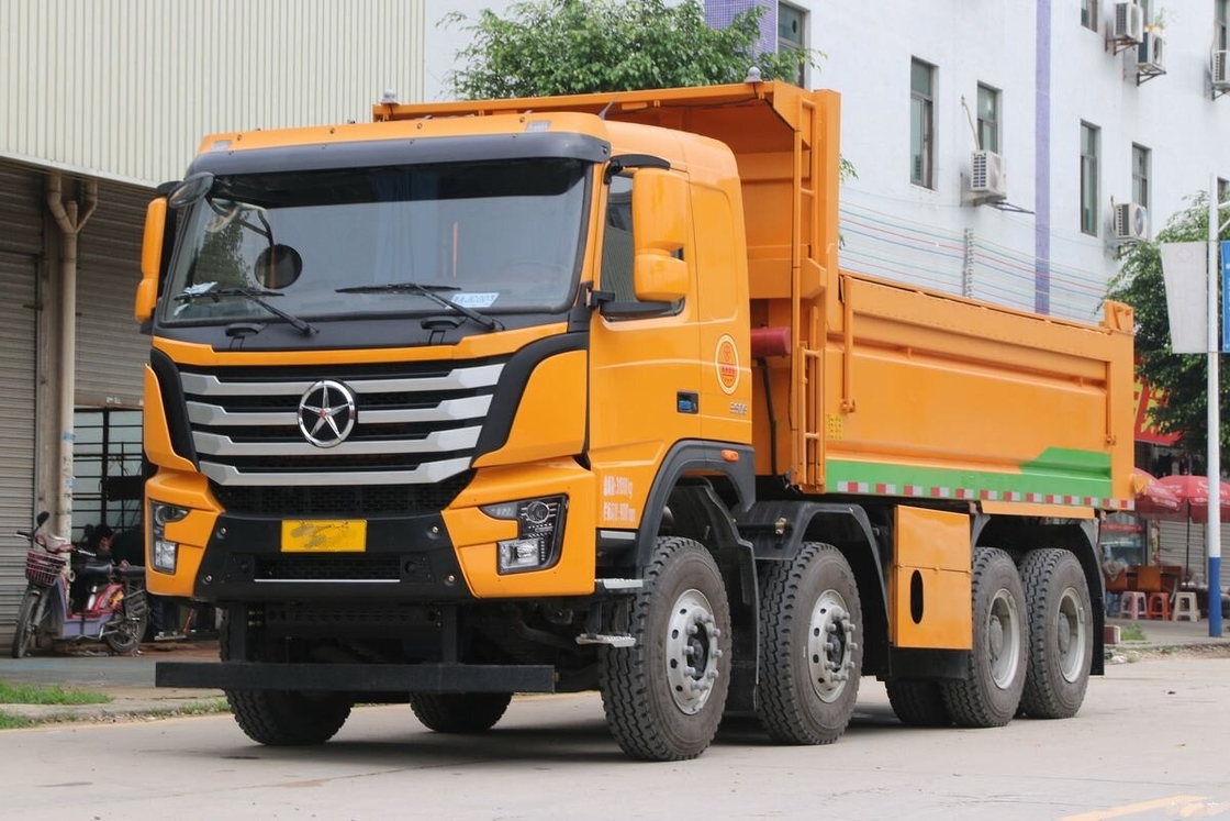 Second Hand Dump Truck In Africa DAYUN N8V 8*4 Drive Mode 350hp  Used Construction Dump Truck With Low Mileage