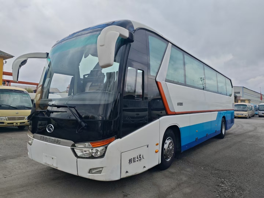 2020 Coach Second Hand 55 Seats 12 Meters Smooth Shape Used King Long Bus XMQ6129 Double Doors