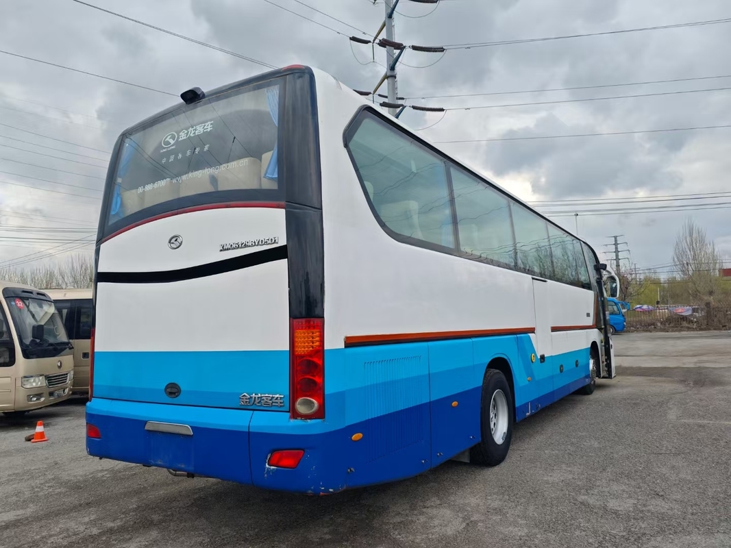 2020 Coach Second Hand 55 Seats 12 Meters Smooth Shape Used King Long Bus XMQ6129 Double Doors