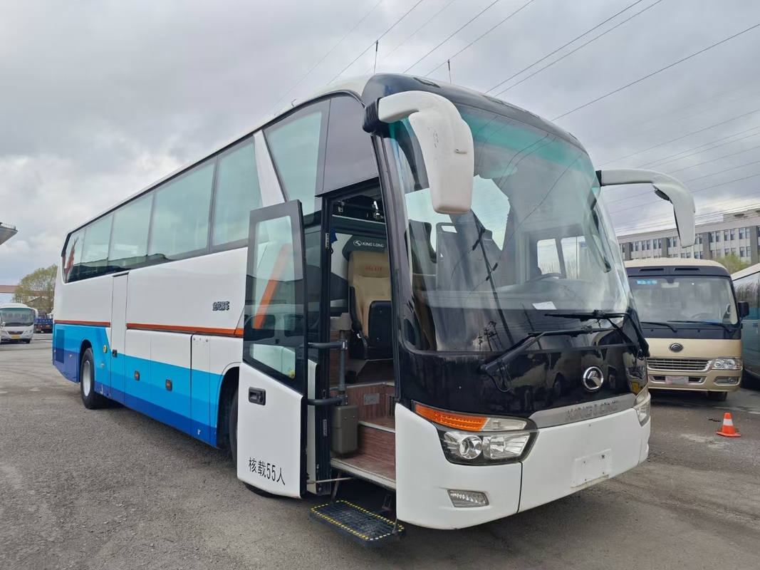 2020 Coach Second Hand 55 Seats 12 Meters Smooth Shape Used King Long Bus XMQ6129 Double Doors