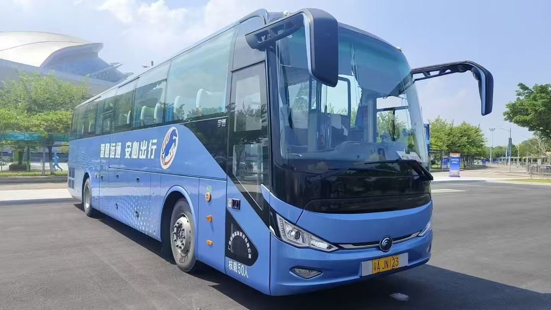 Coach Bus Second Hand Yutong Zk6127 Weichai 350hp  Leaf Spring 50 Seats  Luxury Transport With Air Condition