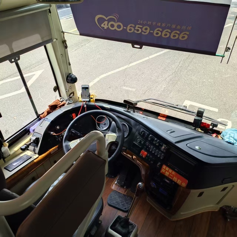 Second Hand Diesel 12m Yutong Coach Bus 55 Seater Weichai Tour Airport Church Cummuter School Interurban Intercity Buses RHD/LHD