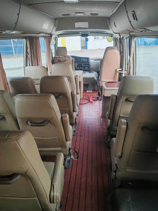 Second Hand Toyota Coaster Bus 29 Seater Diesel Commercial Business Coach Commuter Shuttle Buses