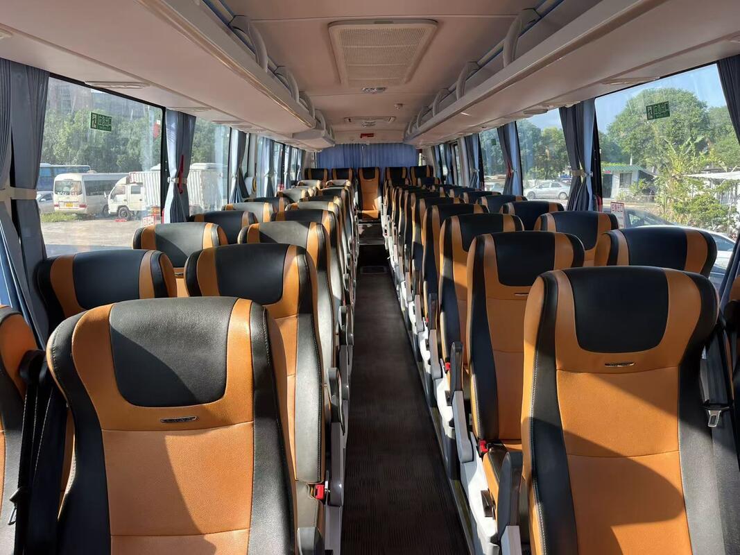 Used Diesel Kinglong Bus 50 Seater Luxury Leafspring Weichai Engine School Tour Intercity Commuter Coach