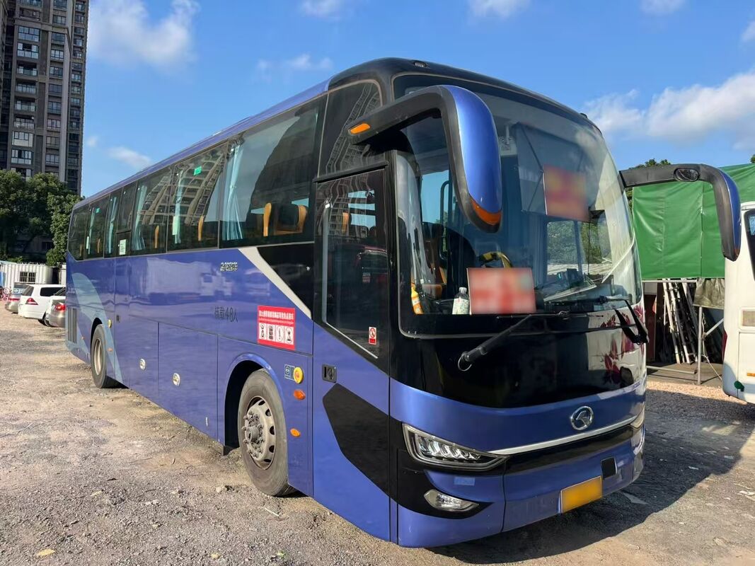 Used Diesel Kinglong Bus 50 Seater Luxury Leafspring Weichai Engine School Tour Intercity Commuter Coach