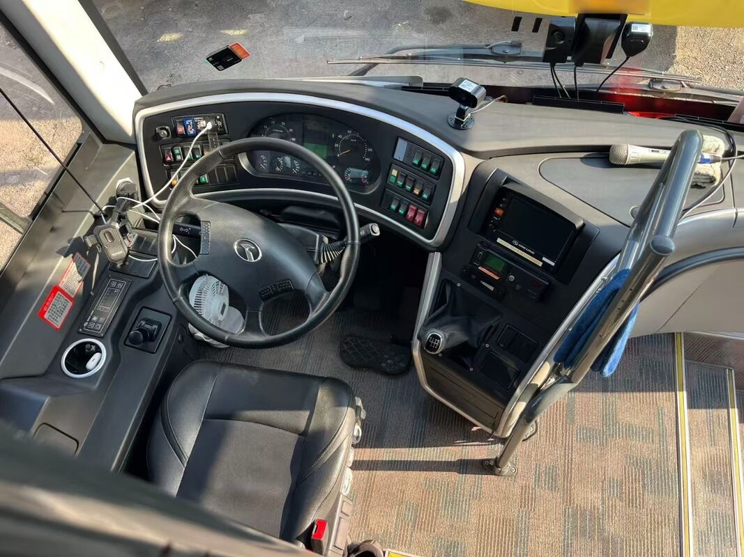 Used Diesel Kinglong Bus 50 Seater Luxury Leafspring Weichai Engine School Tour Intercity Commuter Coach