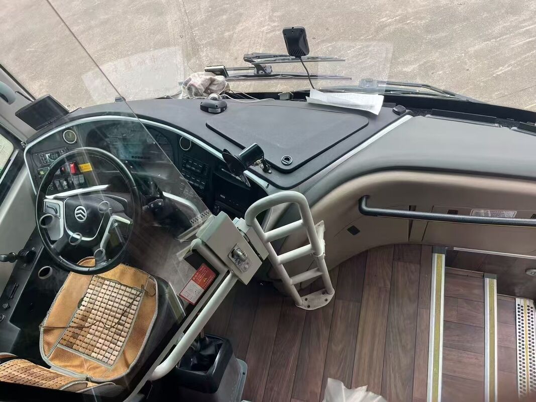 Second Hand Diesel Kinglong Bus 50 Seater Luxury Leafspring Weichai Engine School Tour Intercity Commuter Coach