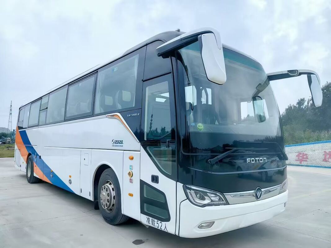 Used Diesel Foton Bus 50 Seater Leafspring Commuter School Airport Church Coach Buses