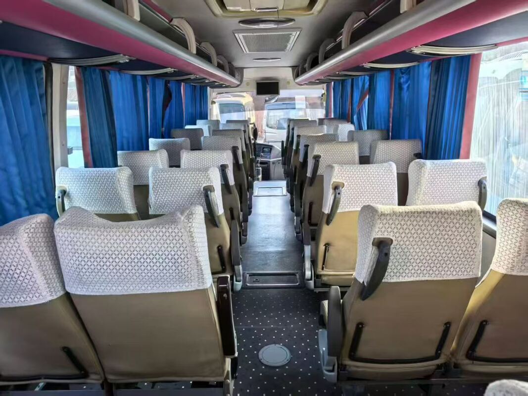 Used Kinglong Bus 39 Seater Luxury Leafspring Suspension Yuchai Engine School Tour Intercity Coach