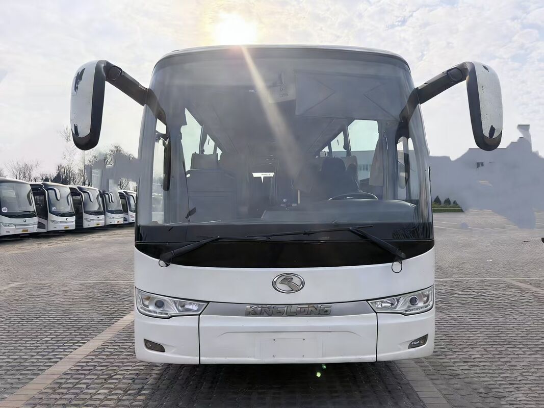 Used Coach Buses King-long XMQ6120 Yuchai Euro 5  Leaf Spring 66 Seats  Lux Transport With Air Condition For Shuttle or Long Distance