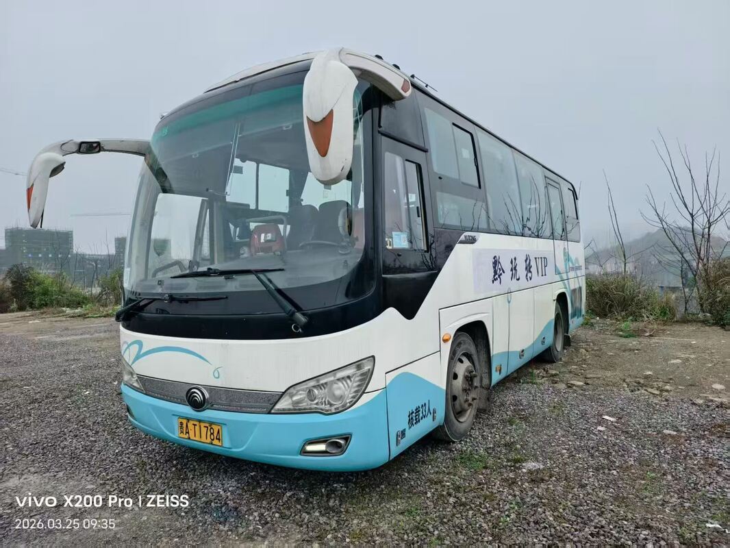 Used Coach Buses Yu-tong ZK6888 Yuchai Euro5  Leaf Spring 33 Seats 2020 Year Lux Transport With Air Condition For Shuttle or Long Distance