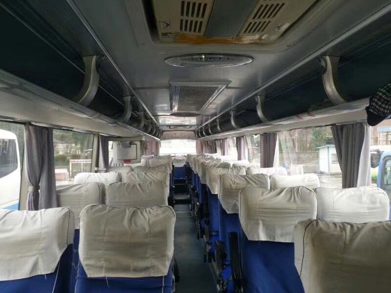 YUTONG Band Used Coach Bus 2013 Year With A/C / Diesel Weichai 336hp Engine