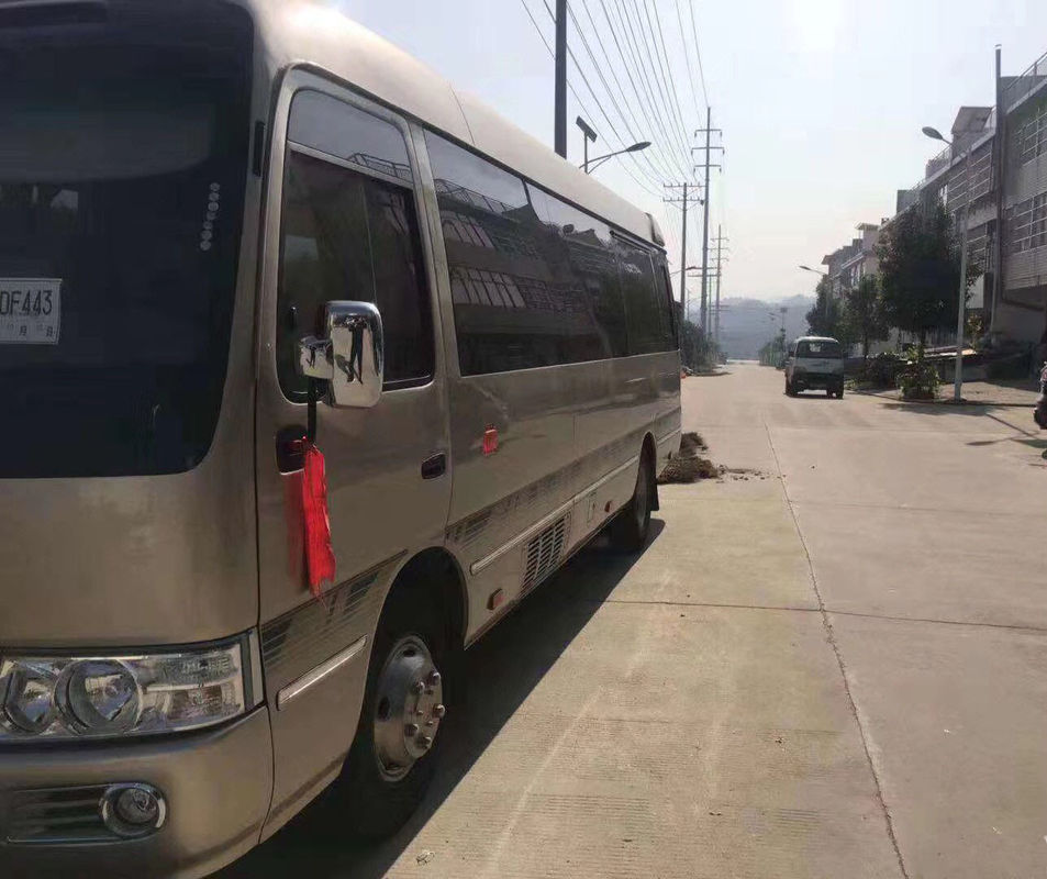 130 Km/H Max Speed Second Hand Coaster Toyota Brand Gasoline Fuel With 19 Seats
