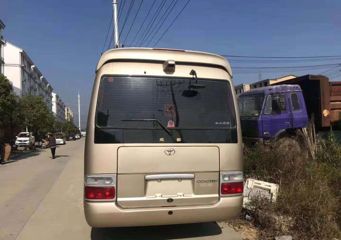 130 Km/H Max Speed Second Hand Coaster Toyota Brand Gasoline Fuel With 19 Seats