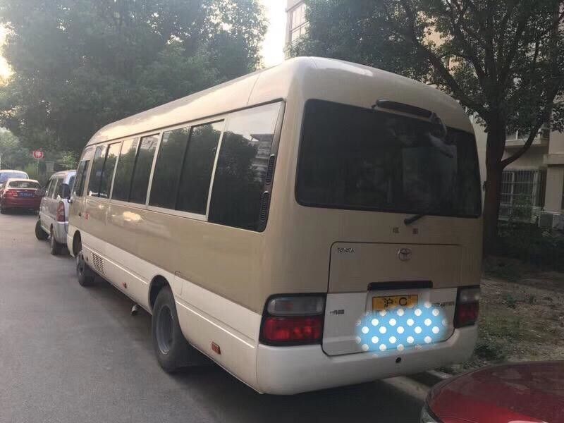 10-23 Seats Used Coaster Bus Front Engine Euro3 Emission 108 Kw Max Power
