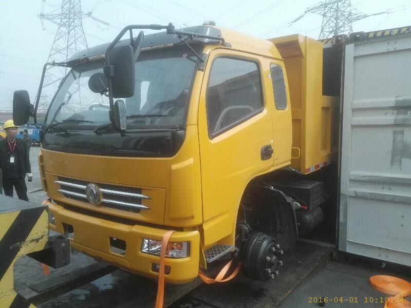 4×2 Drive Mode Used Tipper Trucks Dongfeng Brand Euro 3 Emission Standard