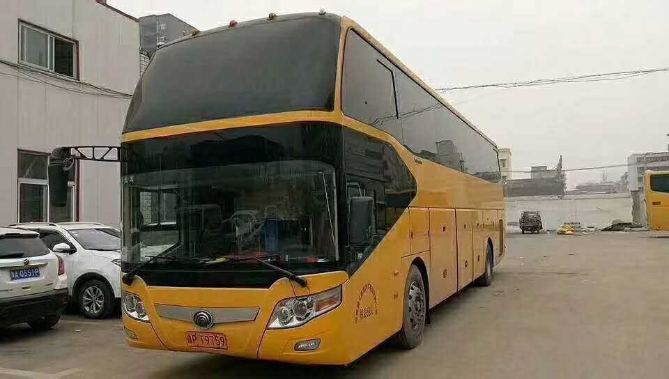 Yutong Second Hand Tourist Bus , Used Luxury Buses  With Wechai Motor 4 Wheels Disc Brake