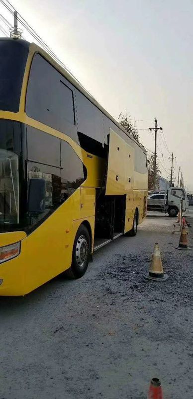 Yutong Second Hand Tourist Bus , Used Luxury Buses  With Wechai Motor 4 Wheels Disc Brake