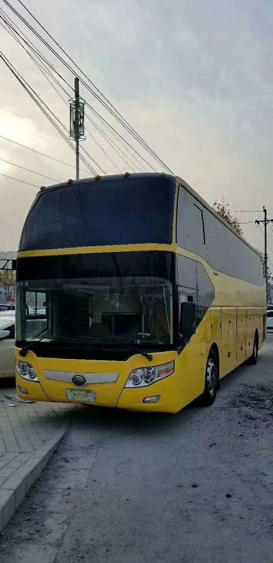 Yutong Second Hand Tourist Bus , Used Luxury Buses  With Wechai Motor 4 Wheels Disc Brake