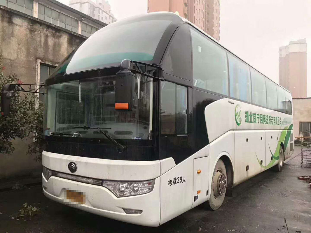 39 Seats Used YUTONG Buses 2013 Year Electronic Door With Toilet Safe Airbag