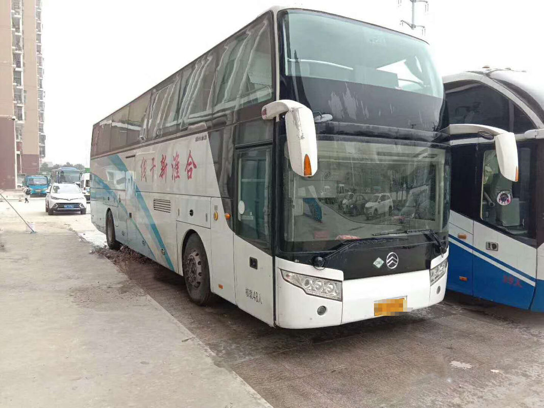 48 Seats Used Motor Coaches , Coach Second Hand Airbag Chassis With Six New Tires
