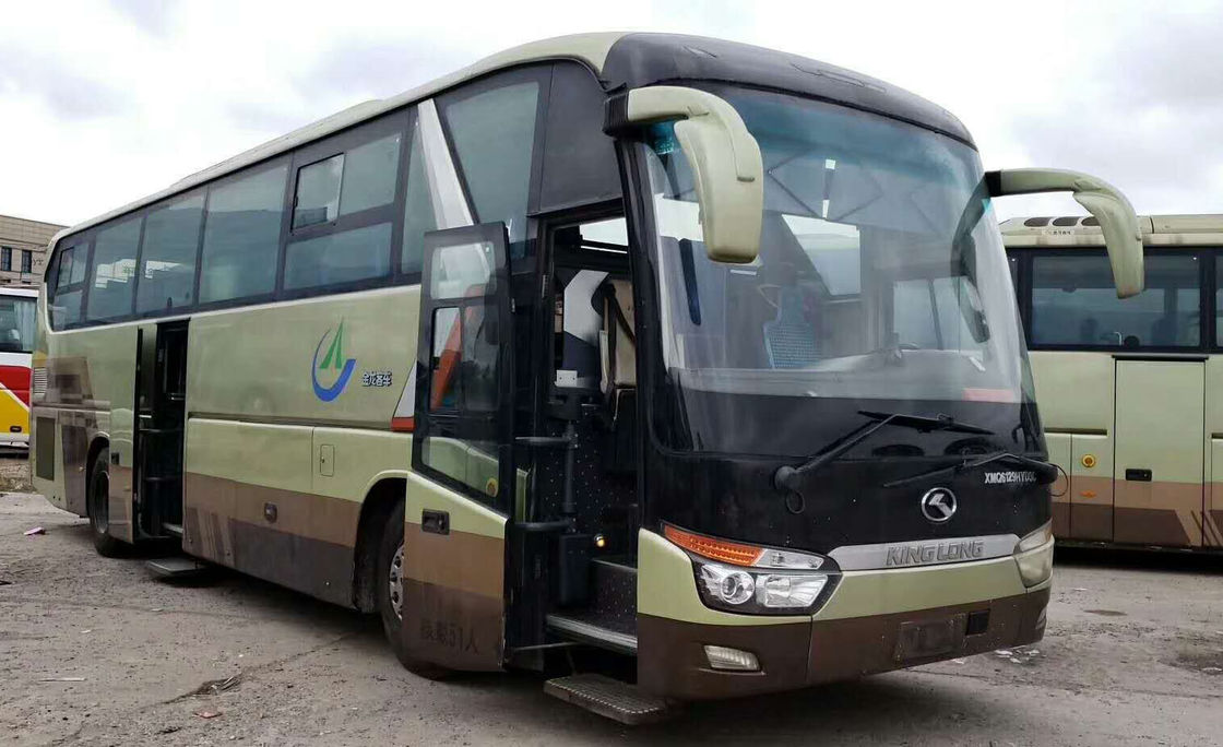 21 Seats Second Hand Bus , 2nd Hand Coach King Long Brand With Yuchai Diesel Engine