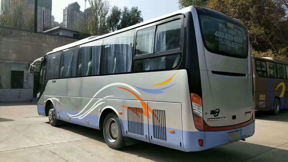 39 Seat YUTONG 2nd Hand Coach , Used Diesel Bus 2010 Year Euro III Emission Standard