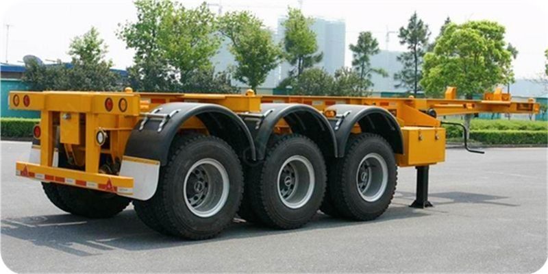 12400*2490*1400 Mm Second Hand Semi Trailers YORK Brand 3* 13 Tons Capacity