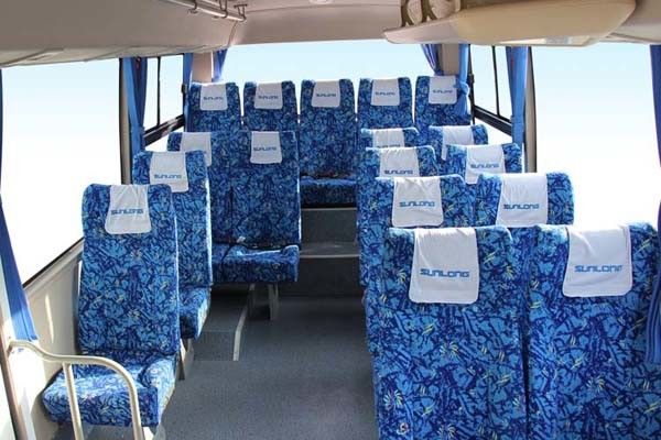 Shenlong Brand Second Hand Mini Bus , Used Mini School Bus 19 Seat 95 Km/H Max Speed
