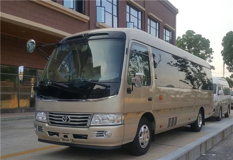 130 Km/H Max Speed Second Hand Coaster Toyota Brand Gasoline Fuel With 19 Seats