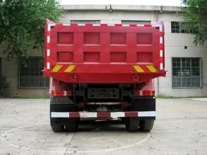 Red Color Dongfeng 2nd Hand Tipper Trucks With 6x4 Drive EURO 3 Diesel Engine